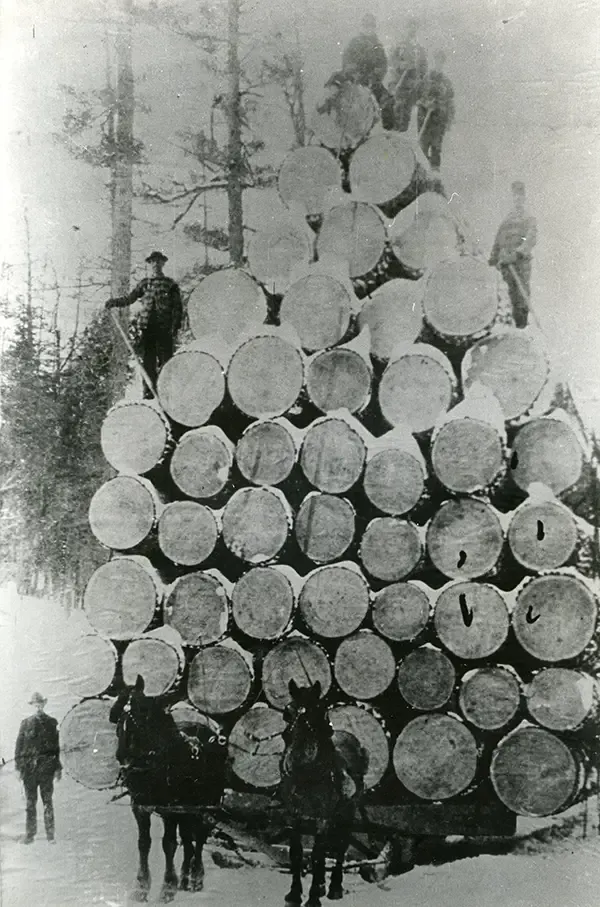 Photographie d'archives des Hautes-Laurentides — collection SHGHL