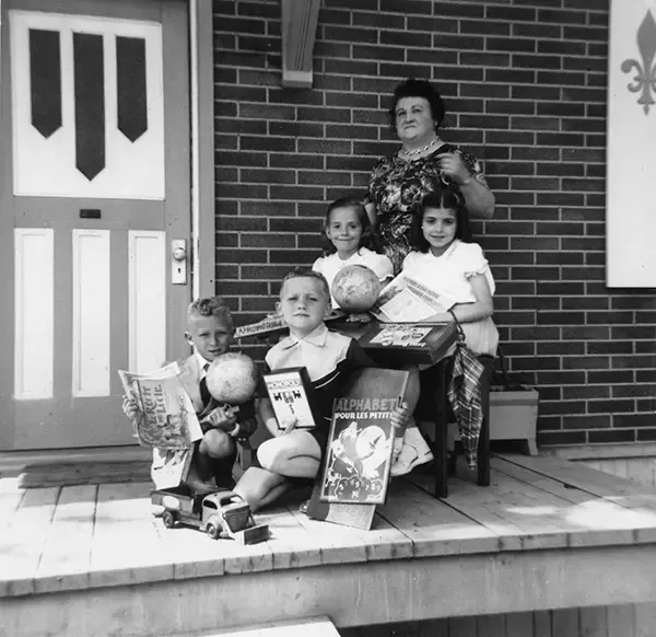 Photographie d'archives des Hautes-Laurentides — collection SHGHL