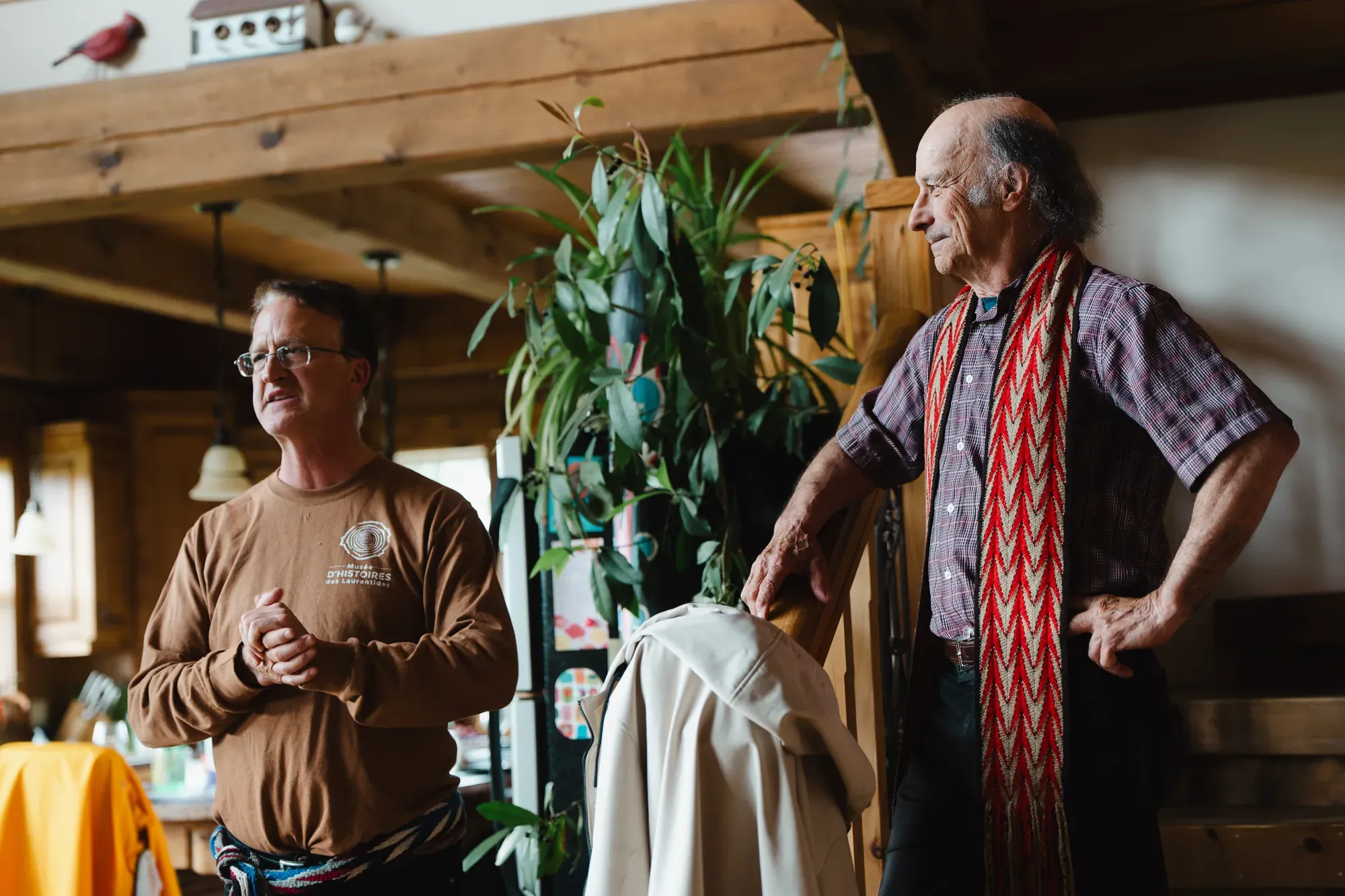 Le mot d'ouverture dans le pavillon d'accueil